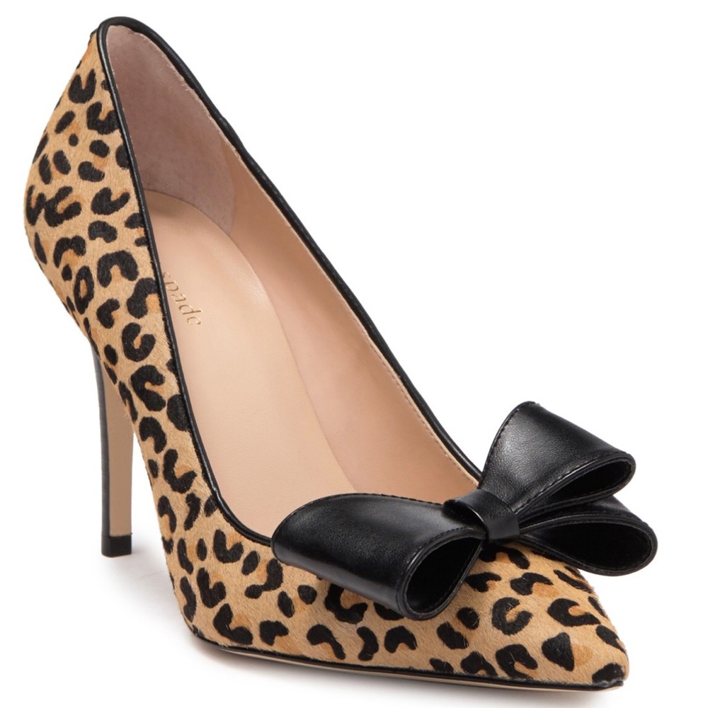 Kate Spade ♠️ Vibo leather bow pump